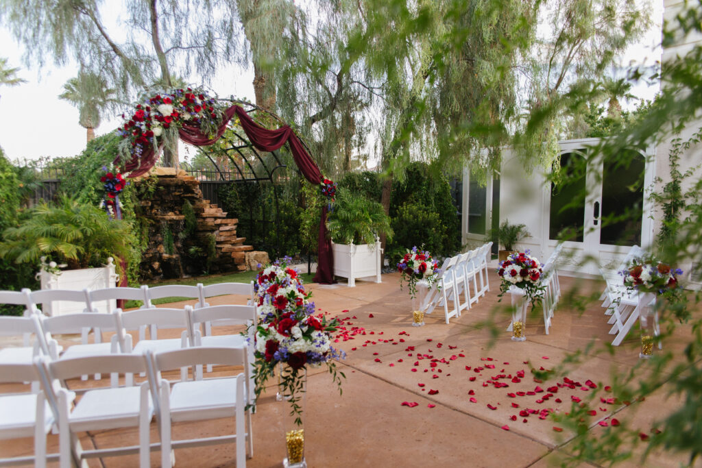 Waterfall Garden at Lakeside Weddings and Events