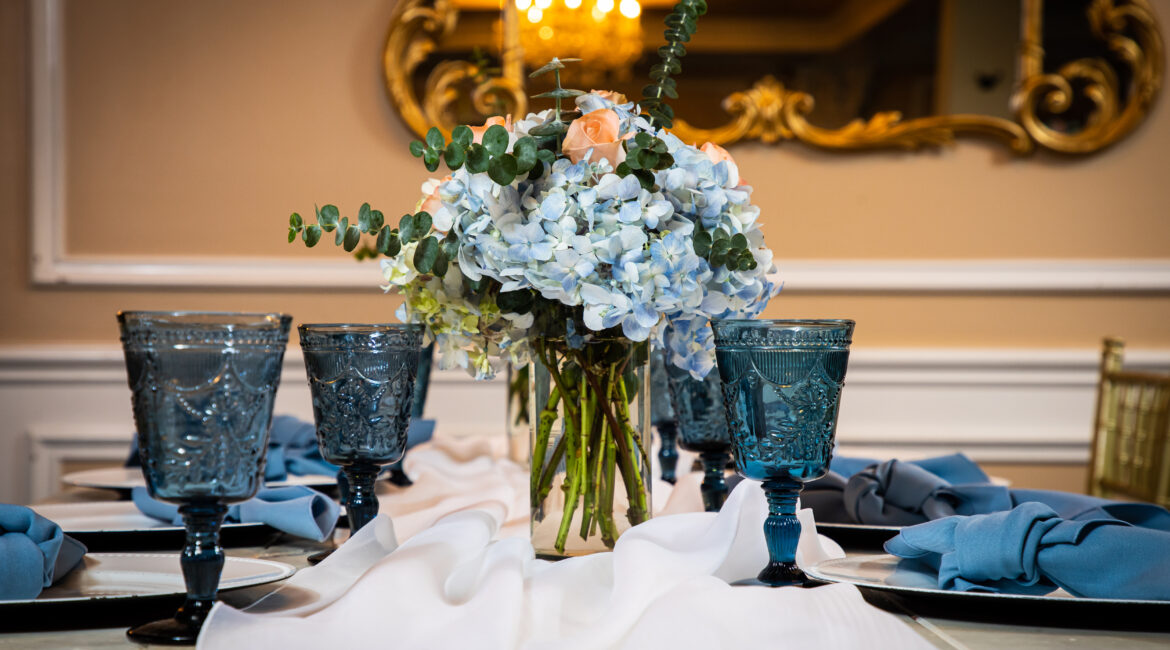 Our All-Inclusive Wedding Packages include credit to our on-site florals. Customize your centerpiece and decor to match the aesthetic you want